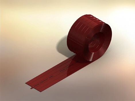 DEKAB FLEX 300/4 PE krycí deska červená 25m 2