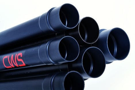 PVC trubka s hrdlem 160/4,7/6000, třída 3 5