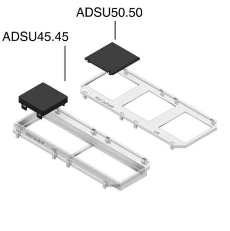 HL ADSU45.45 Záslepka modulu 45x45mm, PP