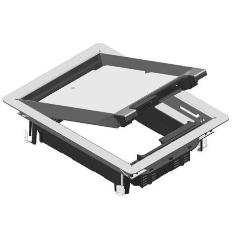 HL KDVIRK2 Víko podlahové krabice, přístrojové max.8m, pro NEO box, IP 30, obdélníkové