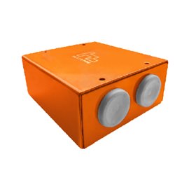 HL K91-14P-V02 Krabice rozbočná 120x110x51 mm, 4x průchodka PVC, 1x keram. svorkovnice (3P/10mm2)