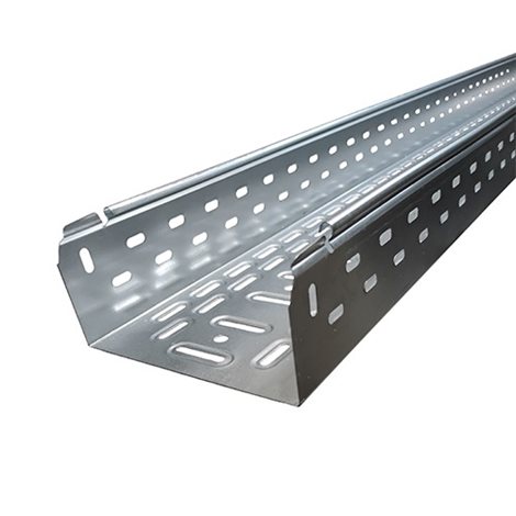 HL KBSI100.200.070 Žlab perforovaný - s integrovanou spojkou 200*100*0,70 mm, délka 3m, pozinkováno