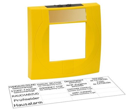 704902 Skříň tlač.hlásiče IQ8, žlutá 1