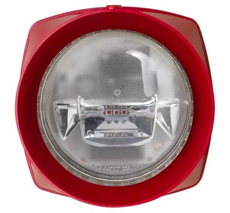 807214RR Maják IQ8Alarm červená skříň, červená kalota