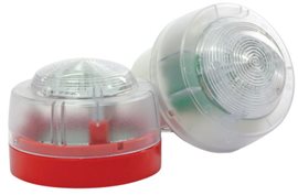 CWST-WR-S5 W majak bilo-cerveny, cerv.LED