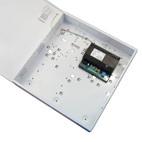 STX2405-E EN54-4 spínaný zdroj, 27, 6V/5A trvale/0,8A vyhrazeno pro AKU max. 2x17Ah