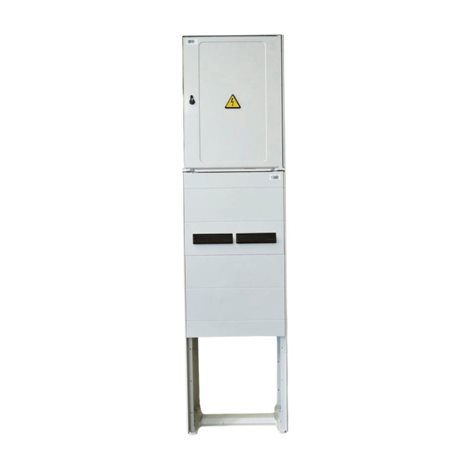 ER212/NKP7P/63-QM+FV Elektroměrová skříň (pilíř) s vypínačem (verze uni 2025 ČEZ+EGD) 1