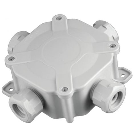6455-26 P/2 krabice acidur 21 plast.šedá