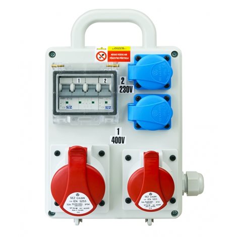 ROS-I 1603 Z.r.1xIE 3253+1xIE1653+2x230V- jištěná IP44