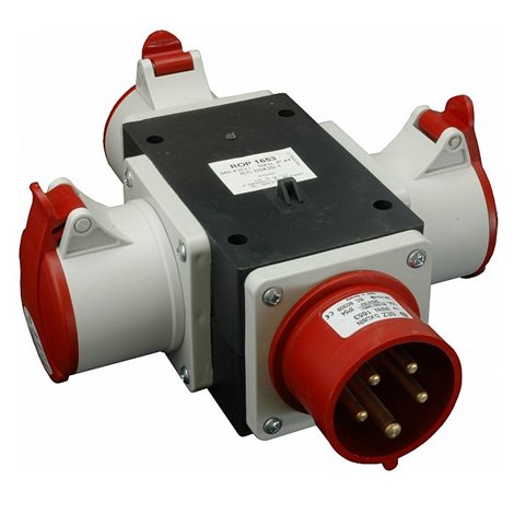 ROP 3253 Roztrojka vstup IRRN 3253, výstup 3x IERN 3253, IP44