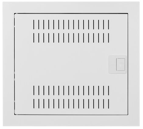 C-BOX MSF 14M Multimediální rozvodnice podomítková IP 30, perforovaná dvířka, 329x358x94 mm 2