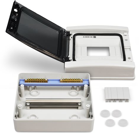 D-BOX plus 12 Rozvodnice nástěnná IP65, 12 mod., 260x300x140mm 2