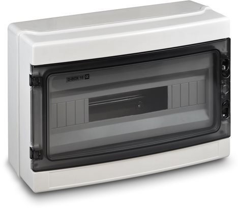 D-BOX plus 18 Rozvodnice nástěnná IP65, 18 mod., 285x410x140mm