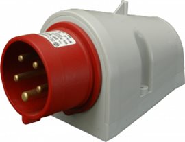 IPB 1653 Nástěnná přívodka bezšroubová 400V, IP44, 16A, 5-pól
