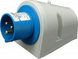 IPN 3232 Nástěnná přívodka 230V, IP44, 32A, 3-pól