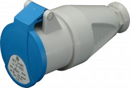 ISN 3232 Spojovací zásuvka IP44, 32A, 3-pól