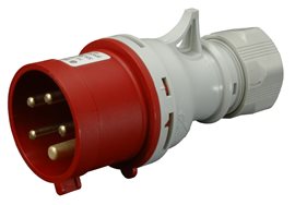 IVNO 1653 Vidlice průmyslová reverzační 400 V, IP 44, 16 A, 5-pól