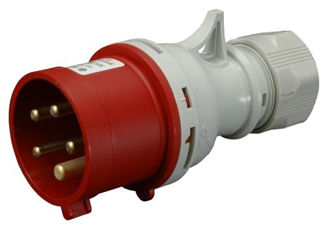 IVNO 3253 Vidlice průmyslová reverzační 400 V, IP 44, 32 A, 5-pól 2