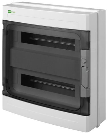 ORAVA Plus 634.36 Nástěnný rozvaděč 38 modulů - 2 řady, IP65, 410x430x151mm 