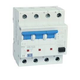 PFI4 B25/0,03 Kombinovaný chránič 4 mod 25A, 30 mA A