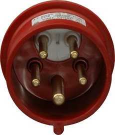 IVNO 3253 Vidlice průmyslová reverzační 400 V, IP 44, 32 A, 5-pól