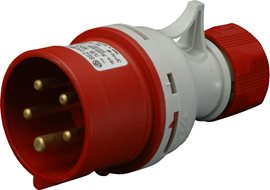 IVB 1653 Vidlice průmyslová bezšroubová IP44, 16A, 5-pól