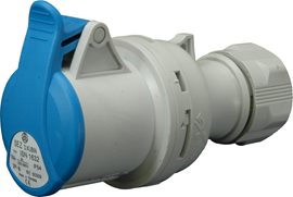 ISN 1632 Spojovací zásuvka IP44, 16A, 3-pól
