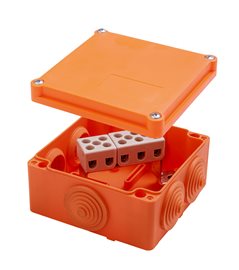 PO 105 5P/4 Požárně odolná krabice, třída E90, 5-pólová, 105x105 mm, IP 55