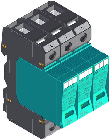 PO I 3 280V/12,5kA přepěťová ochrana B+C+D