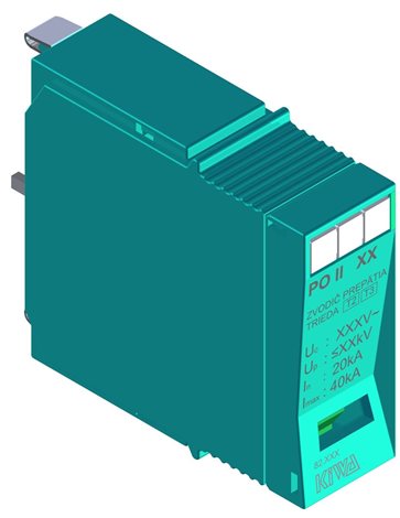 PO II 0 385V/40kA Přepěťová ochrana, C+D - náhradní modul