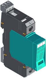PO II 1 R LCF 280V Přepěťová ochrana PO II 1 R LCF 280 V/40 kA, modulární, vyměnitelná, C+D