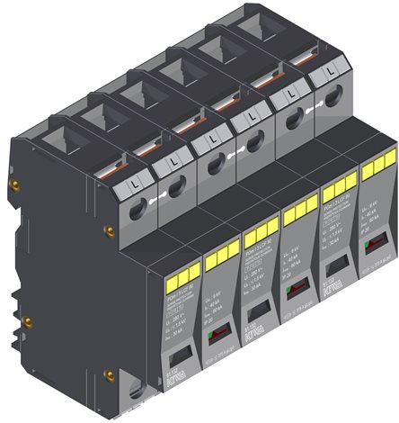 POm I 3 LCF 90 přepěťová ochrana 280V/30kA (B+C+D)