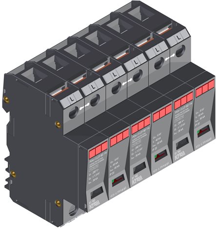 POm I 3 LCF BD 114 Přepěťová ochrana POm I 3 LCF BD 114 kA 280 V/38 kA