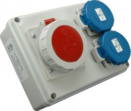 ROSPG 1631 Minizásuvková rozvodnice Praktik - IP67,  1x1653, 2x230V