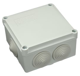 S-BOX106 SK Krabice 100x100x50 IP55+průchodka