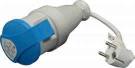SA-3 Šňůrový adapter z vidlice 230V na zásuvku 16A/3p