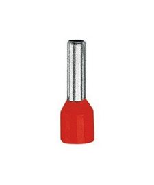 TE_4-12/100 Kabelová dutinka lisovací, jednoduchá, izolovaná-červená, průřez vodiče 4mm2, 