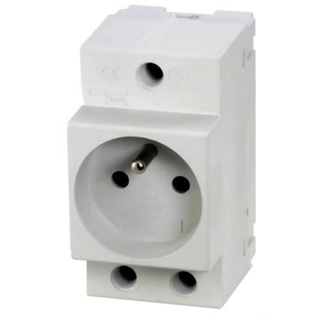 TS 401 Soklová zásuvka koncová 16A/230V AC