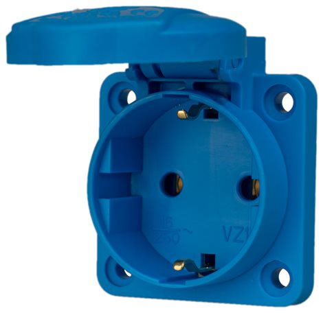 VZ 16S Vestavná zásuvka SCHUKO 250V 16A IP54