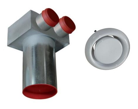 EDF-SK-BOX-080/2x75 stěnový (stropní) box (bez mřížky)