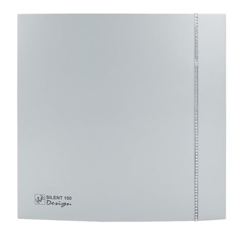 SILENT 100 CHZ Silver Design 3C IP45 tichý ax.vent. 1