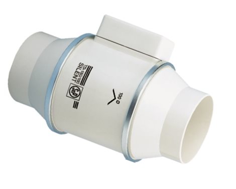 TD 160/100 N SILENT IP44 ultra tichý dvouotáčkový potrubní ventilátor