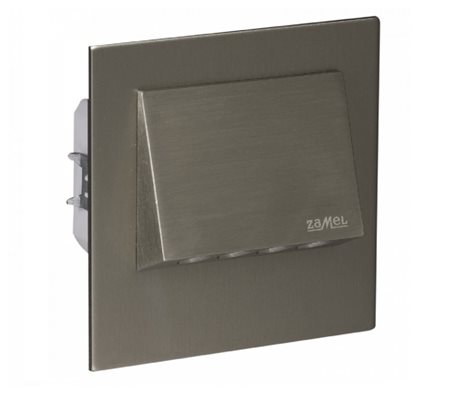 11-321-21 Světlo LED NAVI, pod omítku, do KU krabice, 230Vstř, IP20, NEREZOVÁ OCEL, BÍLÁ 3