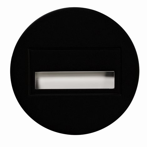 13-211-62 Světlo LED SONA kulaté, pod omítku, 14Vss, IP44, ČERNÁ, TEPLÁ BÍLÁ
