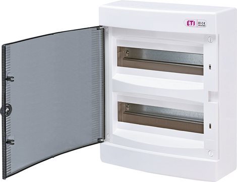 ECT24PT (průhled. dvířka) Rozvodná skříňka na omítku DIDO-E