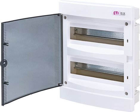 ECM24PT (průhled. dvířka) Rozvodná skříňka pod omítku DIDO-E