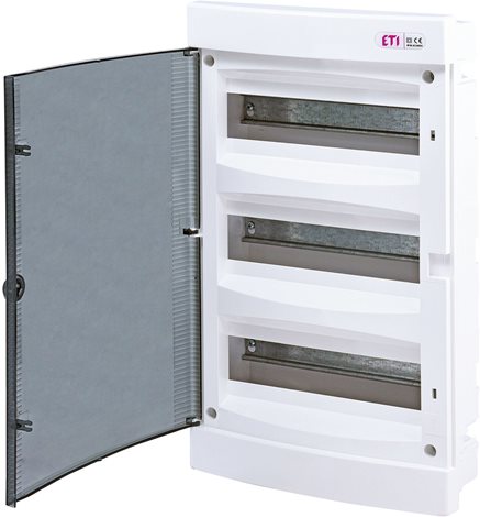 ECM36PT (průhled. dvířka) Rozvodná skříňka pod omítku DIDO-E