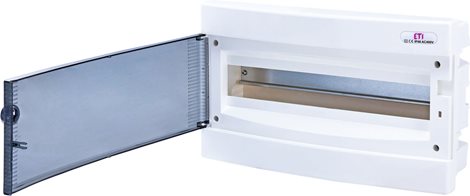 ECM18PT (průhled. dvířka) Rozvodná skříňka pod omítku DIDO-E