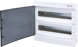 ECM 2x18PT (průhled. dvířka) Rozvodná skříňka pod omítku DIDO-E
