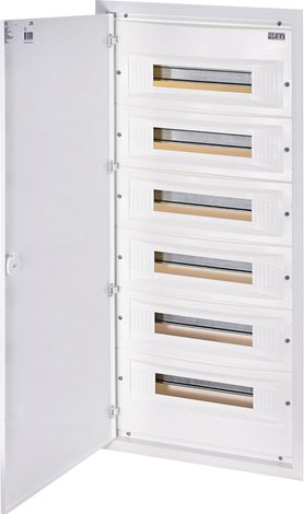 ERP18-6 zapuštěný rozvaděč 108mod kovové dveře